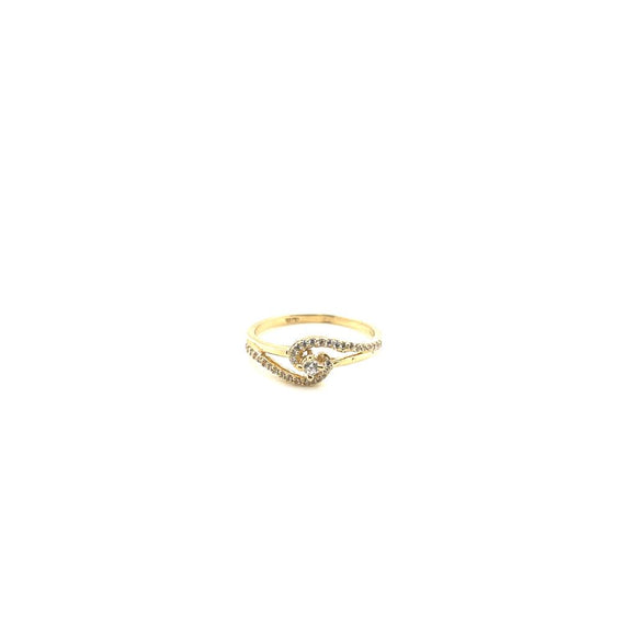 Anillo compromiso Oro 14k Amarillo   #10355