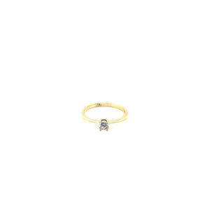 Anillo compromiso Oro 14k Amarillo   #10348