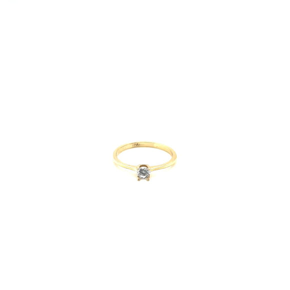 Anillo compromiso Oro 14k Amarillo   #10348