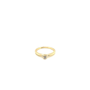 Anillo compromiso Oro 14k Amarillo   #10349