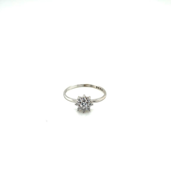 Anillo Oro Blanco 14k #10369