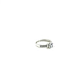 Anillo compromiso Oro Blanco 14k #10319