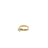 Anillo compromiso Oro 14k Amarillo   #10337