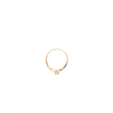 Anillo compromiso Oro Rosa 14k #10399