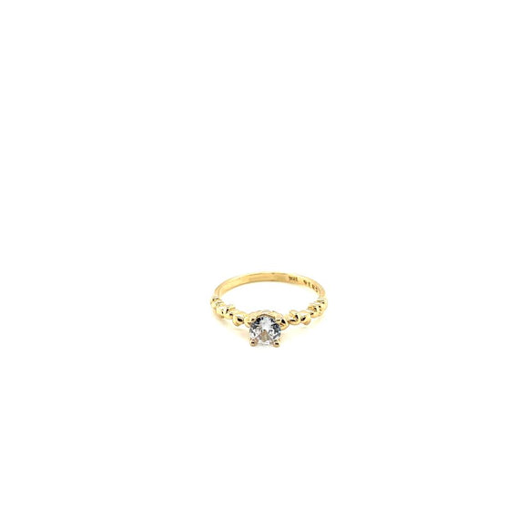 Anillo compromiso Oro 14k Amarillo   #10358