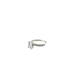 Anillo compromiso Oro Blanco 14k #10321