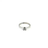 Anillo compromiso Oro Blanco 14k #10375