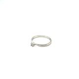 Anillo compromiso Oro Blanco 14k #10377