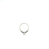 Anillo compromiso Oro Blanco 14k #10381