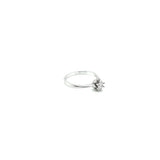 Anillo compromiso Oro blanco 10k # 10109