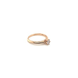 Anillo compromiso Oro Rosa 14k #10395