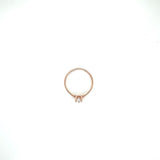 Anillo compromiso Oro Rosa  14k #10310