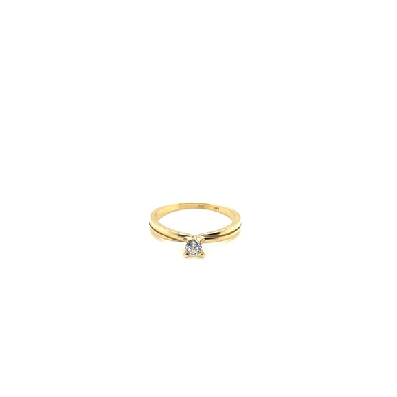 Anillo compromiso Oro 14k Amarillo   #10354