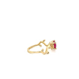 Anillo Dama Oro Amarillo 10k  #12110