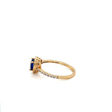 Anillo Dama Oro Amarillo 10k  #12126