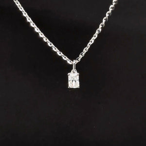 Gargantilla Plata Moissanita 1 ct tw #11812