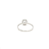 Anillo compromiso Oro 10k Blanco #11926