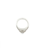 Anillo compromiso Oro 10k Blanco #11930