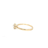 Anillo Compromiso Oro 14k Amarillo #11944