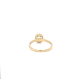 Anillo Compromiso Oro 14k Amarillo #11945