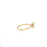 Anillo Compromiso Oro 14k Amarillo #11945