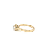 Anillo Compromiso Oro 14k Amarillo #11946