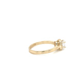 Anillo Compromiso Oro 14k Amarillo #11946