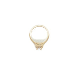 Anillo Compromiso Oro 14k Amarillo #11947