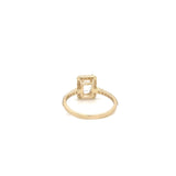 Anillo Compromiso Oro 14k Amarillo #11947