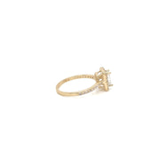 Anillo Compromiso Oro 14k Amarillo #11947