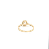 Anillo Compromiso Oro 14k Amarillo #11948