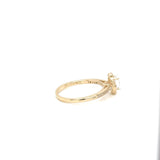 Anillo Compromiso Oro 14k Amarillo #11948