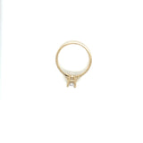 Anillo Compromiso Oro 14k Amarillo #11949