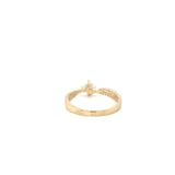 Anillo Compromiso Oro 14k Amarillo #11950