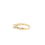 Anillo Compromiso Oro 14k Amarillo #11950