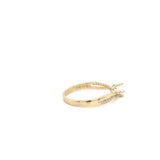 Anillo Compromiso Oro 14k Amarillo #11950