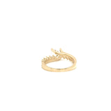 Anillo Compromiso Oro 14k Amarillo #11952