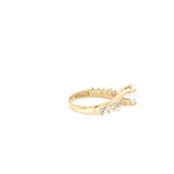 Anillo Compromiso Oro 14k Amarillo #11952