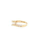 Anillo Compromiso Oro 14k Amarillo #11952