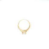 Anillo Compromiso Oro 14k Amarillo #11952