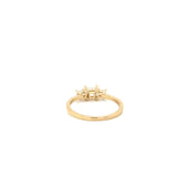 Anillo Compromiso Oro 14k Amarillo #11954