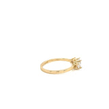 Anillo Compromiso Oro 14k Amarillo #11954