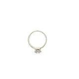 Anillo Compromiso Oro 14k Blanco #11955