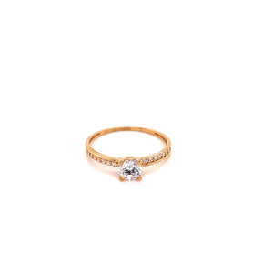 Anillo compromiso Oro 14k #8087