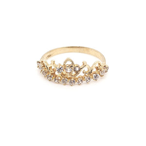 Anillo Oro Corona 10k  #3063