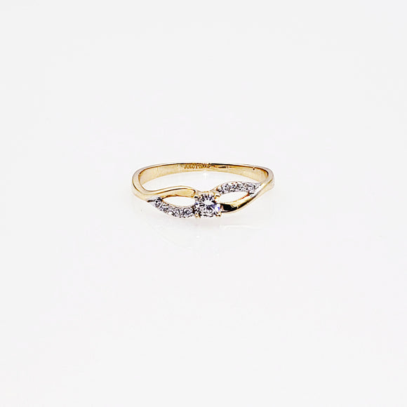 Anillo compromiso Oro 14k #6631