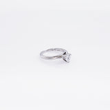 Anillo compromiso Oro Blanco 14k #2838