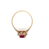 Anillo Oro Dama 10k  #6790