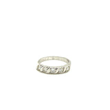 Churumbela Oro 14k Blanco .37 Ct TW Diamante SI2-I #9760