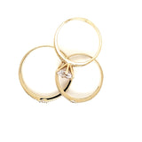 Trio Oro Amarillo 14k #3934